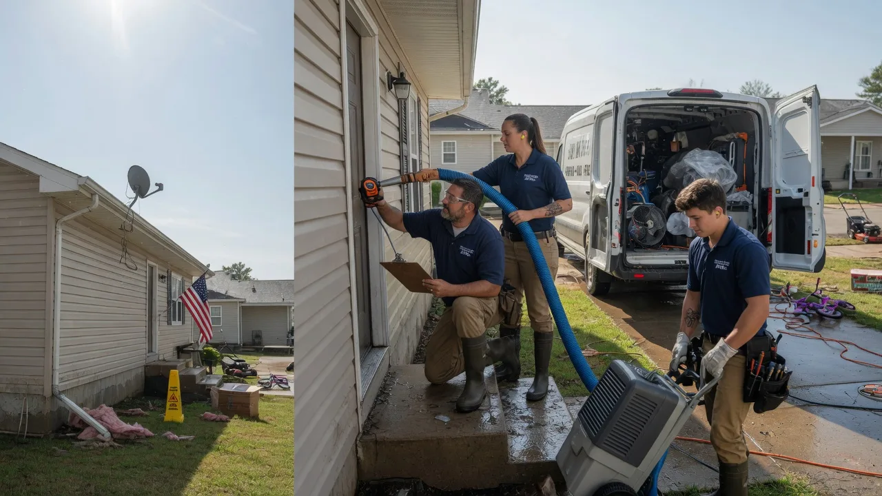 Ceiling Water Damage Restoration in Independence, WI near me